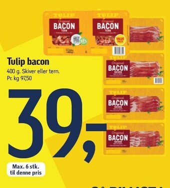 Føtex Tulip bacon tilbud