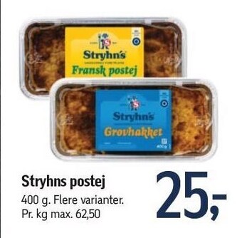 Føtex Stryhns postej tilbud