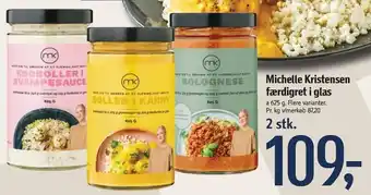 Michelle kristensen færdigret i glas - 2 stk.