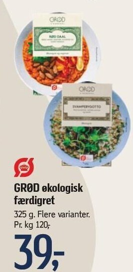 Føtex Grød økologisk færdigret tilbud