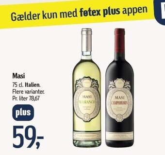 Føtex Masi tilbud