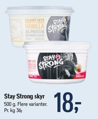 Føtex Stay strong skyr tilbud