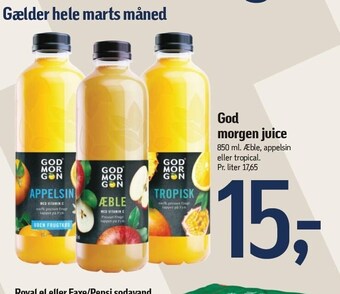 Føtex God morgen juice tilbud