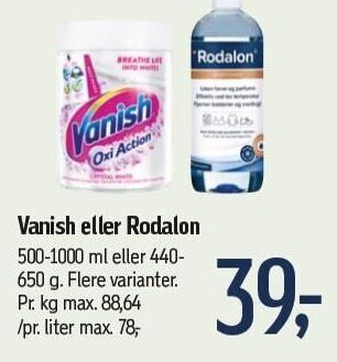 Vanish eller rodalon