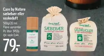 Føtex Care by nature sæbebær eller vaskeduft tilbud