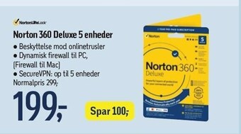 Føtex Norton 360 deluxe 5 enheder tilbud