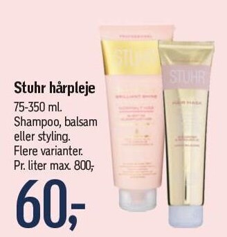 Føtex Stuhr hårpleje tilbud