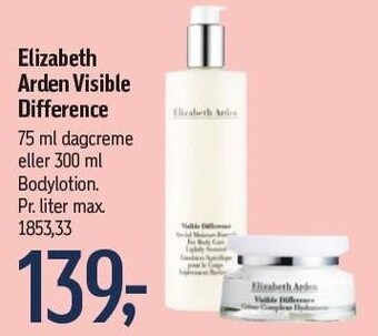 Føtex Elizabeth arden visible difference tilbud