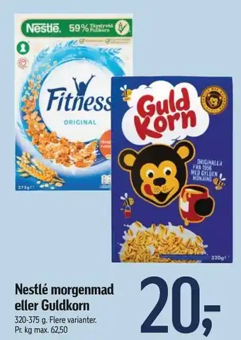 Føtex Nestlé morgenmad eller guldkorn tilbud