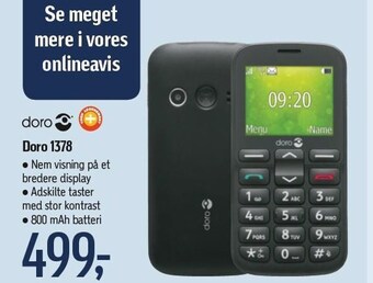 Føtex Doro 1378 tilbud