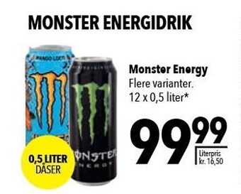 Citti Monster energy tilbud
