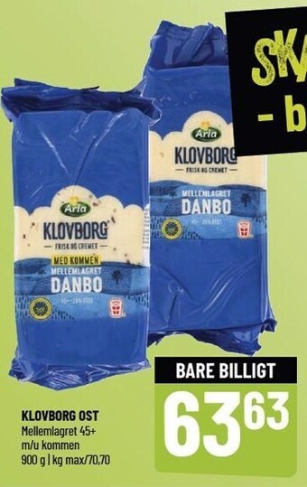 Løvbjerg Klovborg ost tilbud
