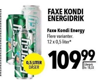Citti Faxe kondi energy tilbud