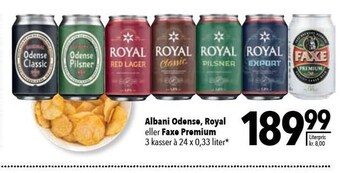 Citti Albani odense, royal eller faxe premium tilbud
