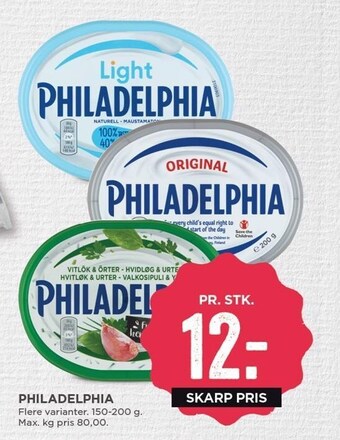 MENY Philadelphia tilbud