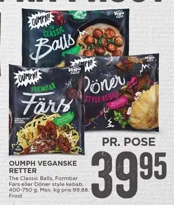 Oumph veganske retter