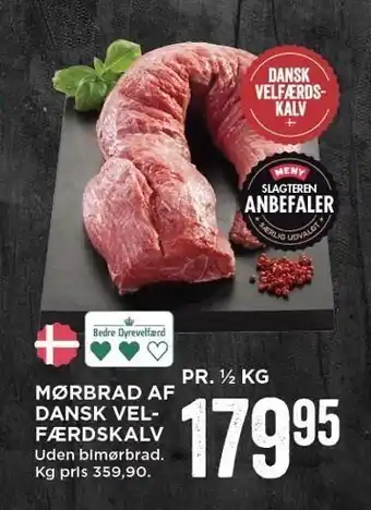 MENY Mørbrad af dansk velfærdskalv tilbud