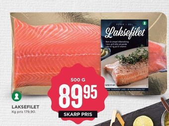 MENY Laksefilet tilbud