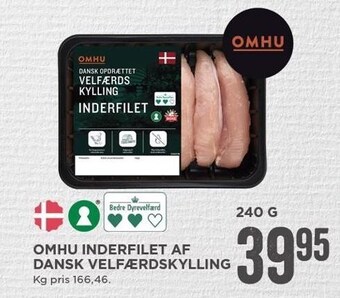 MENY Omhu inderfilet af dansk velfærdskylling tilbud