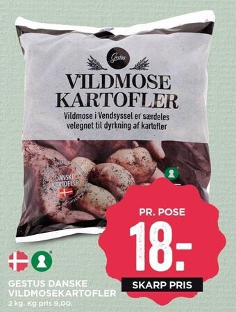 MENY Gestus danske vildmosekartofler tilbud