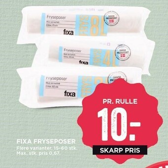 MENY Fixa fryseposer tilbud