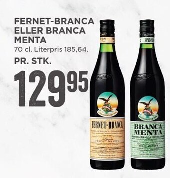 MENY Fernet-branca eller branca menta tilbud