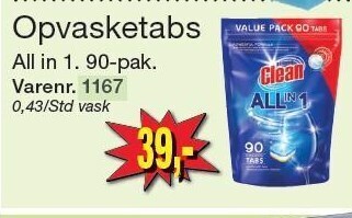 Harald Nyborg Opvasketabs tilbud