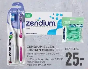 MENY Zendium eller jordan mundpleje tilbud