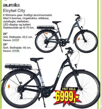 Harald Nyborg Aurelia elcykel city tilbud