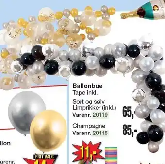 Harald Nyborg Ballonbue eller champagne tilbud