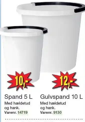 Harald Nyborg Spand 5 l eller gulvspand 10 l tilbud