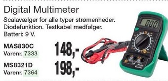 Harald Nyborg Digital multimeter tilbud