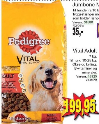 Harald Nyborg Pedigree vital adult tilbud
