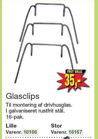 Harald Nyborg Glasclips tilbud