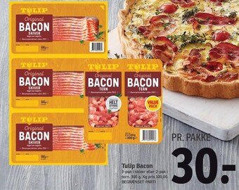 SPAR Tulip bacon tilbud