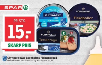 SPAR Glyngøre eller bornholms fiskemarked tilbud