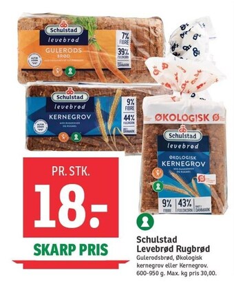 SPAR Schulstad levebrød rugbrød tilbud