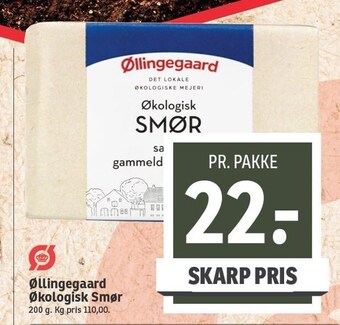 SPAR Øllingegaard økologisk smør tilbud