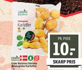 SPAR Grøn balance danske økologiske kartofler tilbud