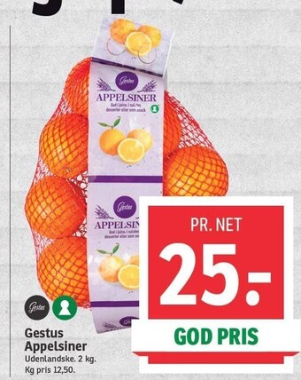 SPAR Gestus appelsiner tilbud