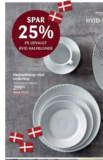 Kop & Kande Spar 25 % på udvalgt hvid halvblonde tilbud