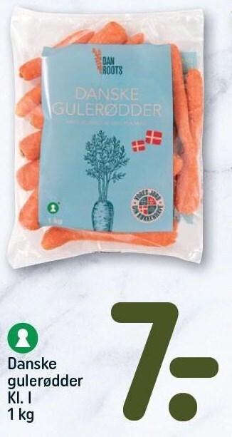 REMA 1000 Danske gulerødder tilbud