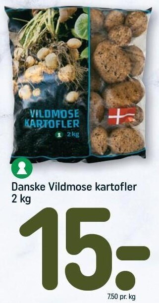 REMA 1000 Danske vildmose kartofler tilbud