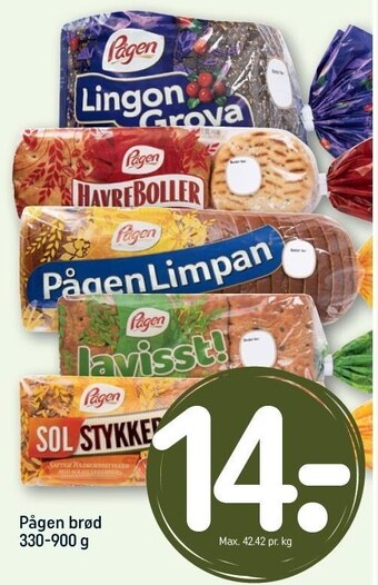 REMA 1000 Pågen brød tilbud