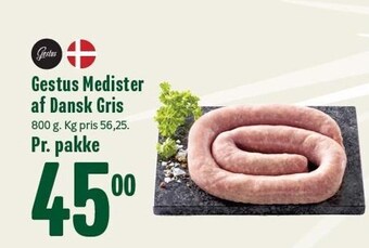 Min Købmand Gestus medister af dansk gris tilbud