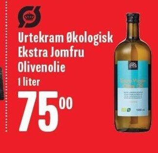 Min Købmand Urtekram økologisk ekstra jomfru olivenolie tilbud