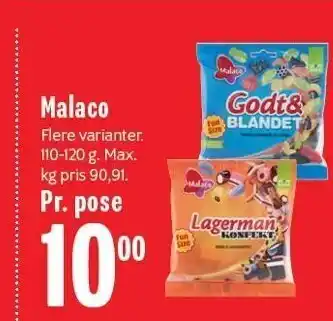 Min Købmand Malaco - flere varianter tilbud