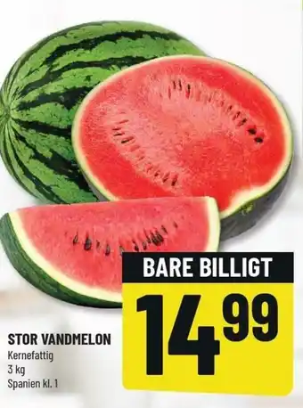 Stor Vandmelon 3kg