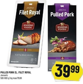 Løvbjerg Pulled Pork El. Filet Royal 500-600 g tilbud