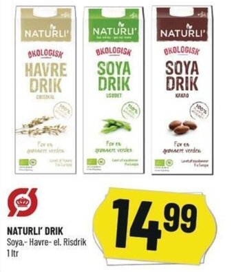 Løvbjerg Naturli' Drik 1 Ltr tilbud